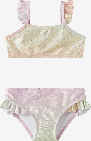 NAME IT - Bustier Bikini 'NMFZOLA' en rosa: frente