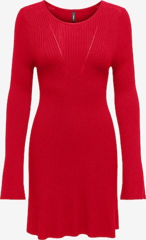 ONLY Рокля 'ONLMILA' в червено: отпред