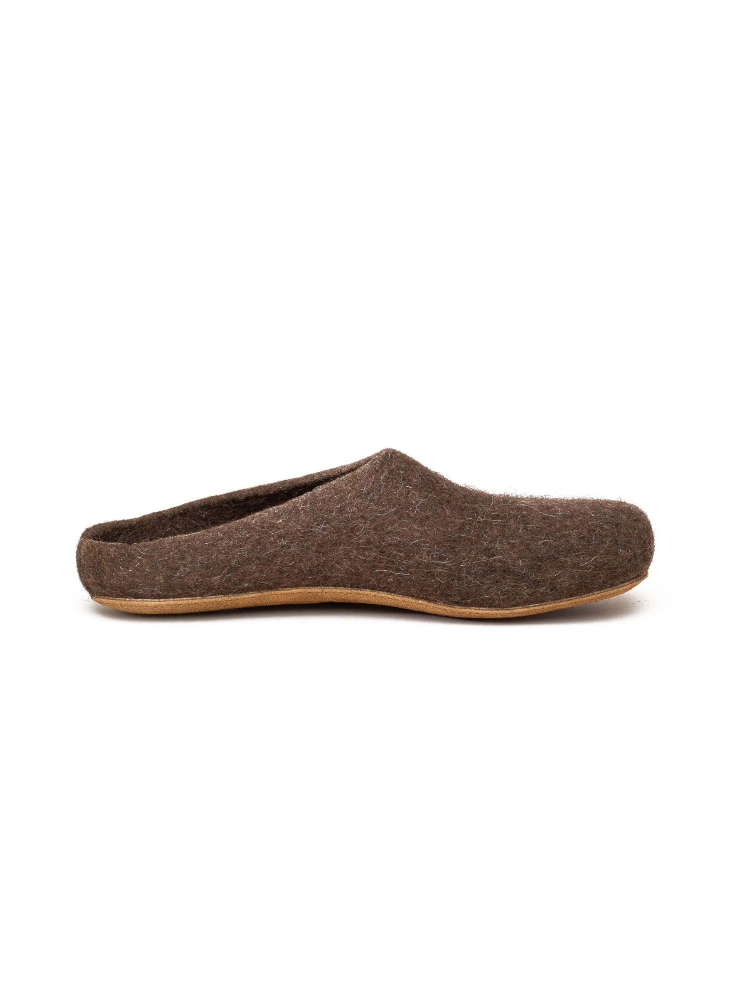 MagicFelt Slippers 'Filzpantoffel Magicfelt 713' in Brown