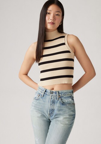 LEVI'S ® Gebreide top in Beige: voorkant
