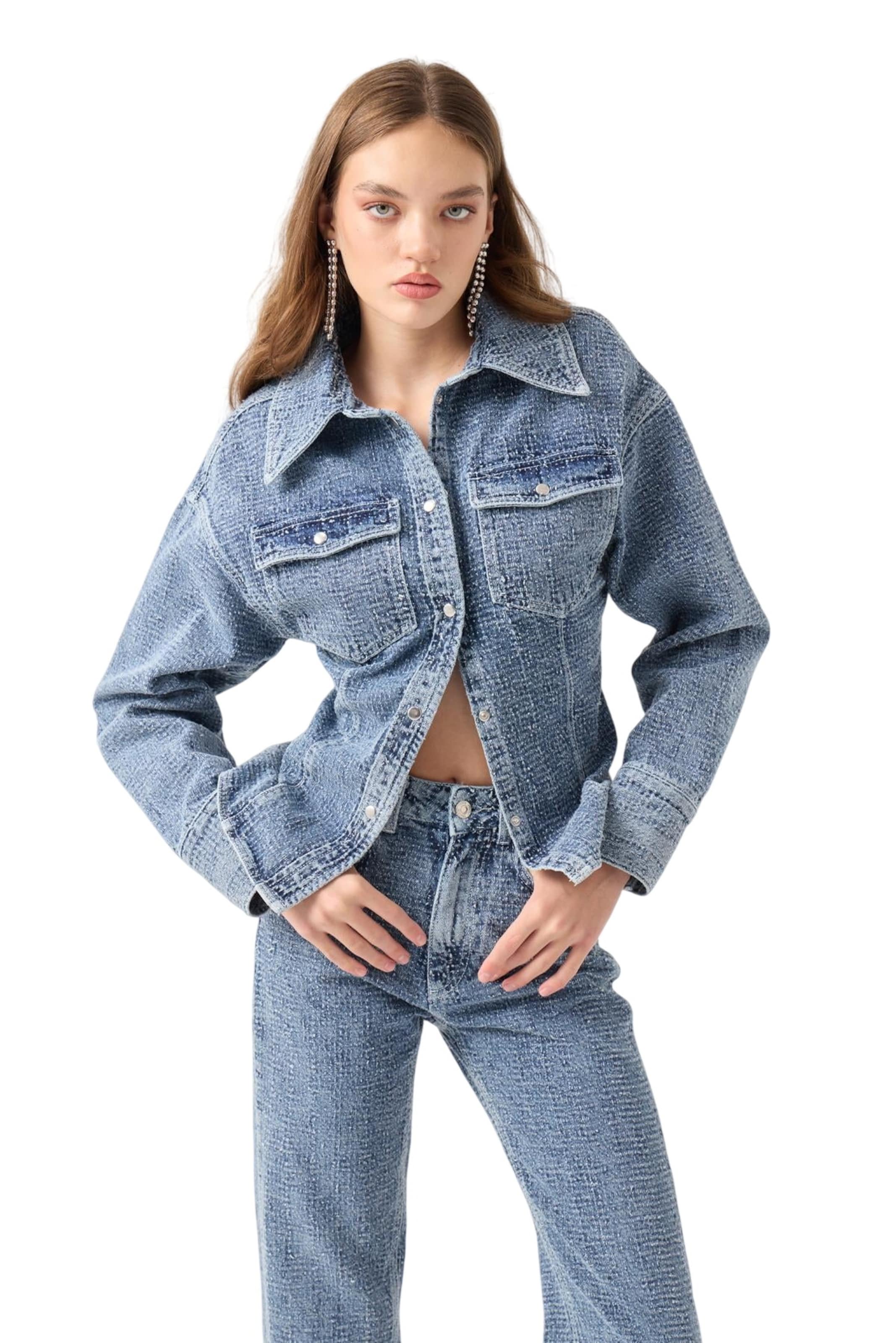 HOLLY LOLLY Between-Season Jacket in Blue