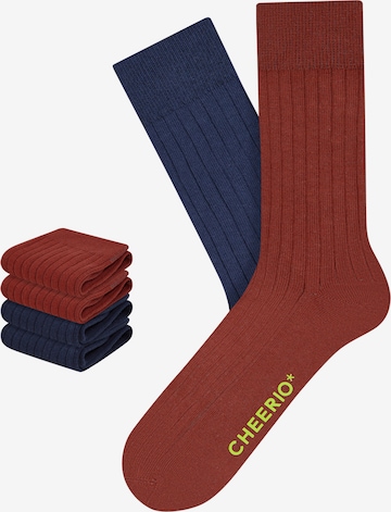 Chaussettes 'TOUGH GUY 4P' CHEERIO* en mélange de couleurs : devant