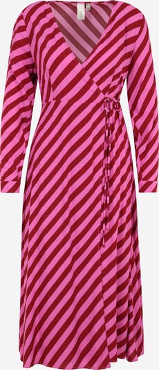 Y.A.S Petite Robe 'SAVANNA' en rose clair / rouge, Vue avec produit