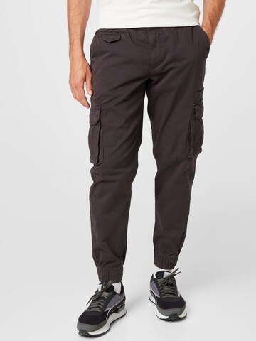 Tapered Pantaloni cargo 'Josiah' di Redefined Rebel in nero: frontale