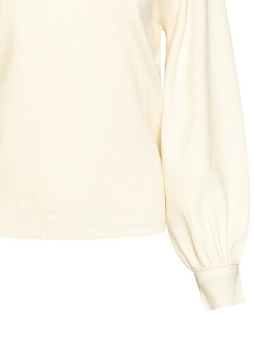 Smashed Lemon Sweater in White
