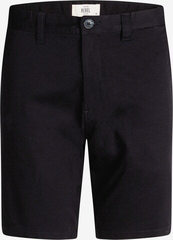 Redefined Rebel Chinoshorts 'Ethan' in Schwarz: predná strana