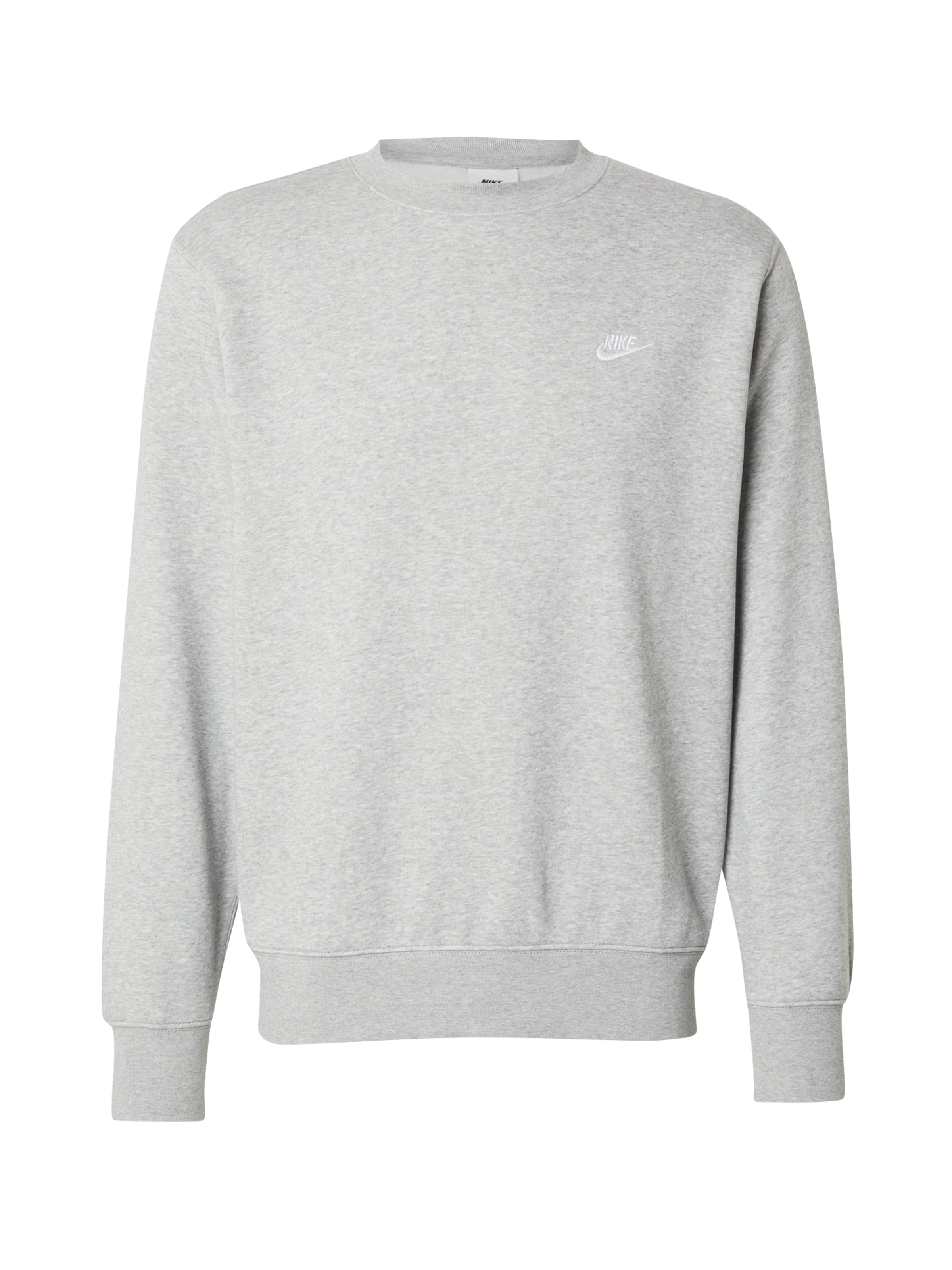Nike Sportswear Sweatshirt 'CLUB' in Grey: front