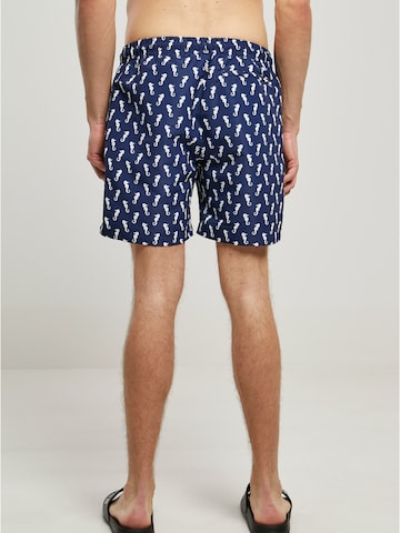 Urban Classics Zwemshorts in Blauw