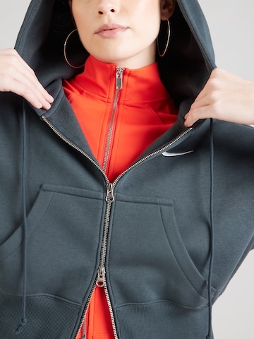 Nike Sportswear Sweat jacket 'PHNX FLC' in Green