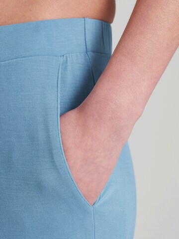 SCHIESSER - Pantalón de pijama 'Mix+Relax' en azul