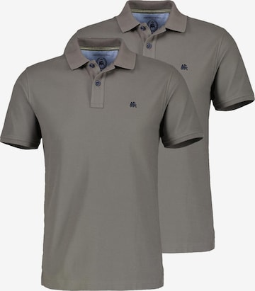 LERROS Shirt 'Basic' in Grau: Vorderseite