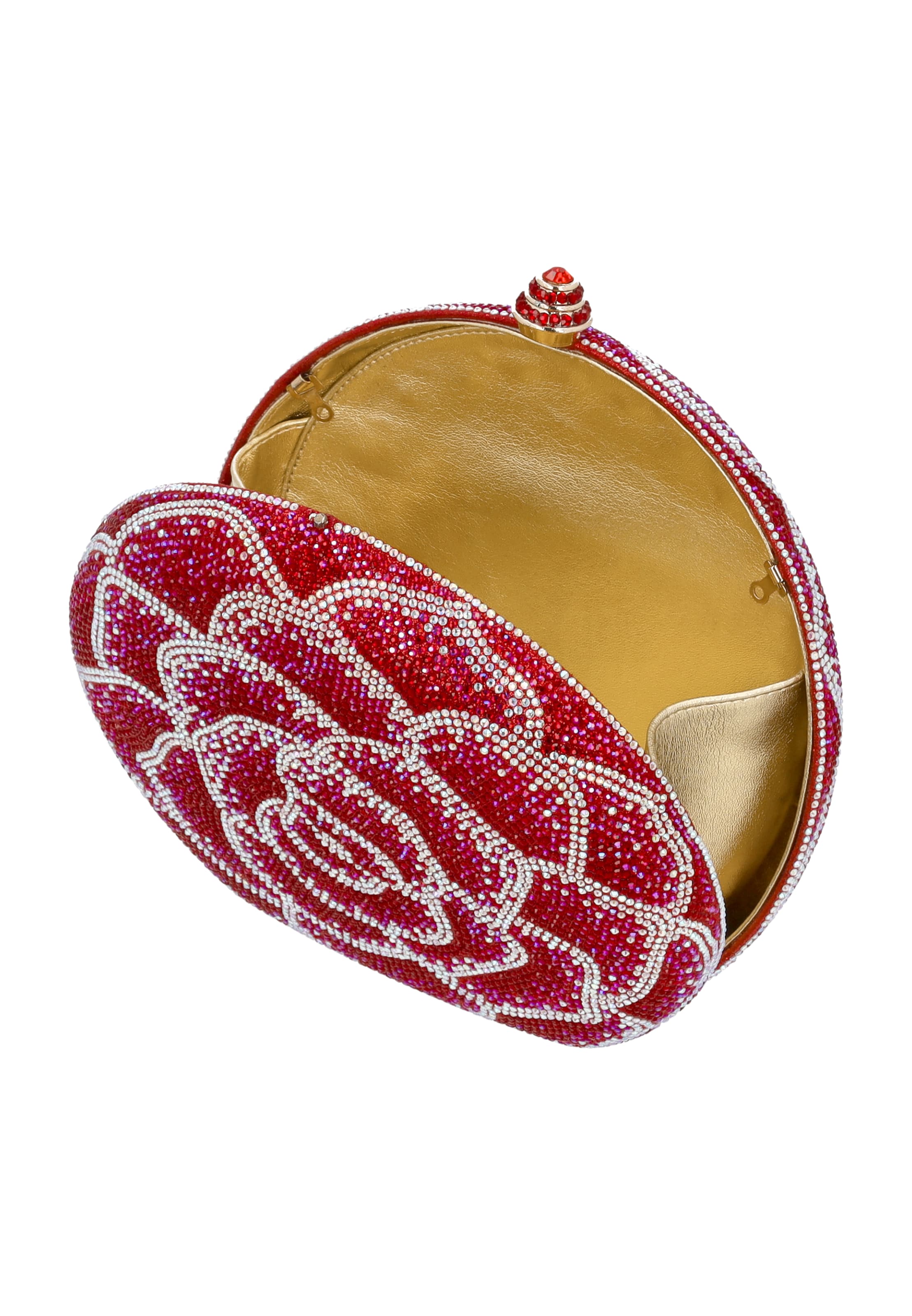 faina - Bolso de noche en rojo