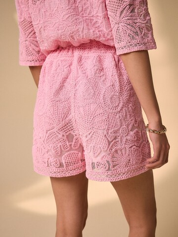 Regular Pantaloni de la Next pe roz