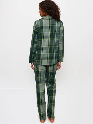 TRIUMPH Pajama ' Boyfriend ' in Green