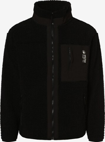 Nils Sundström Between-Season Jacket ' Jens ' in Black: front