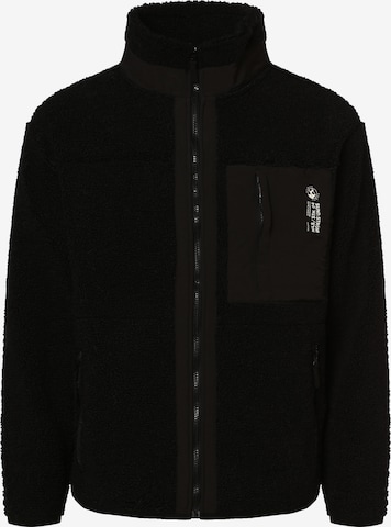 Nils Sundström Between-Season Jacket ' Jens ' in Black: front