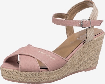 TOM TAILOR Remsandal i rosa: framsida