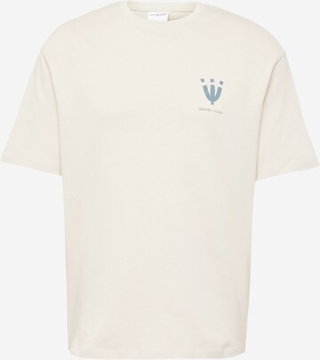 SELECTED HOMME - Camiseta en beige: frente