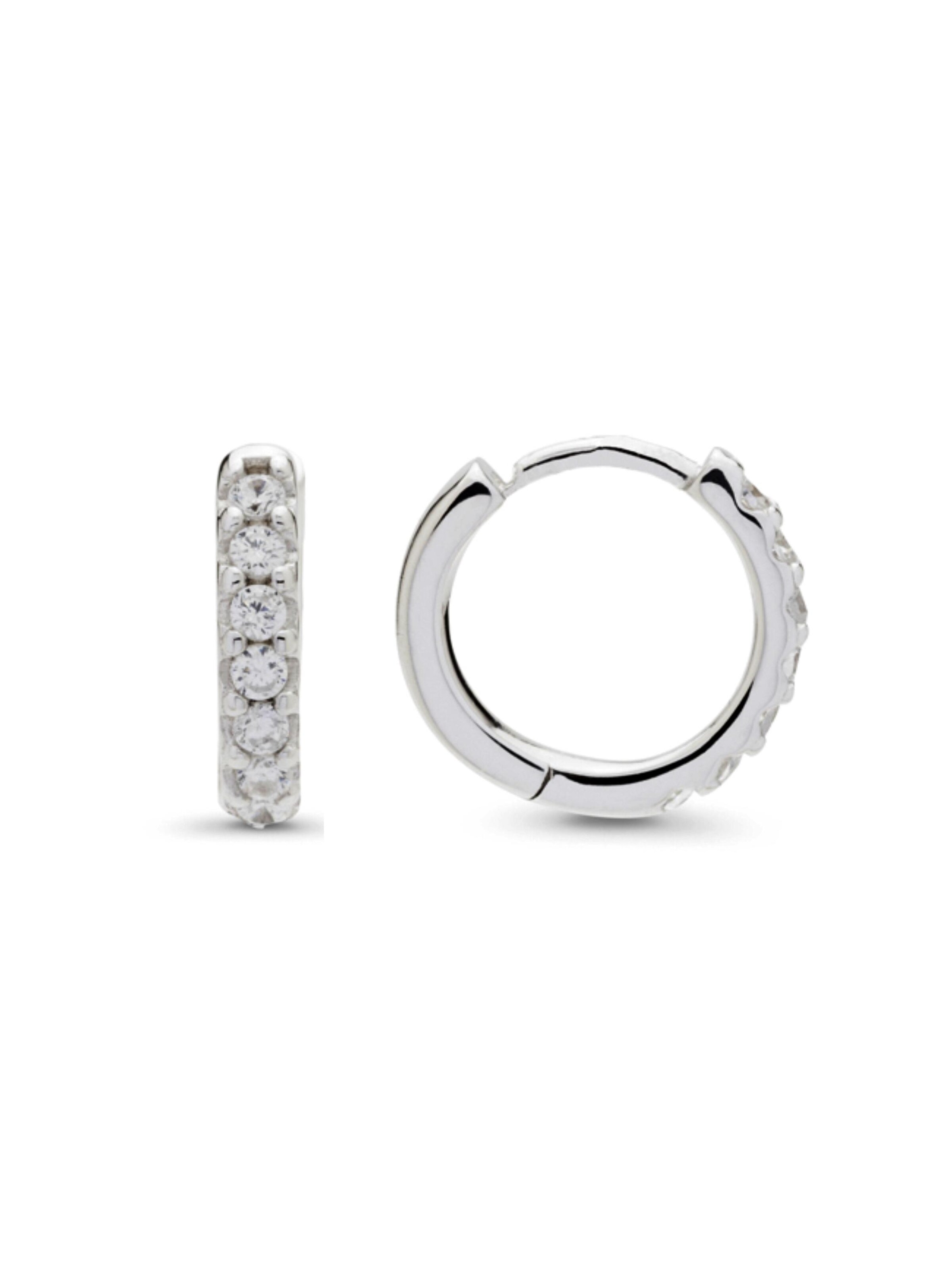 Luxenter Oorbellen 'Leofcar' in de kleur Wit, Productweergave