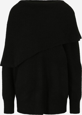 Pull-over River Island Plus en noir : devant