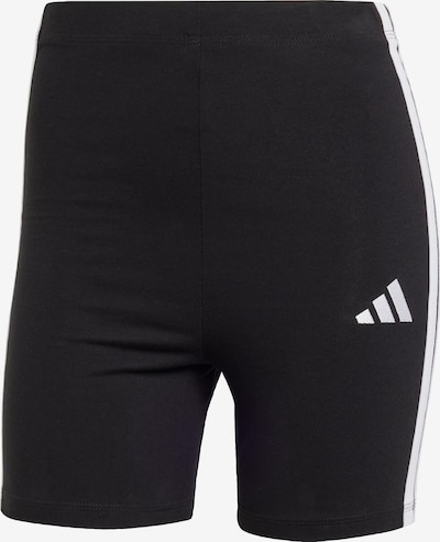 ADIDAS SPORTSWEAR Pantalon de sport 'Essentials' en noir / blanc, Vue avec produit