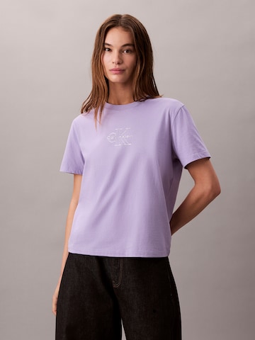 Maglietta 'CLASSIC' di Calvin Klein Jeans in lilla