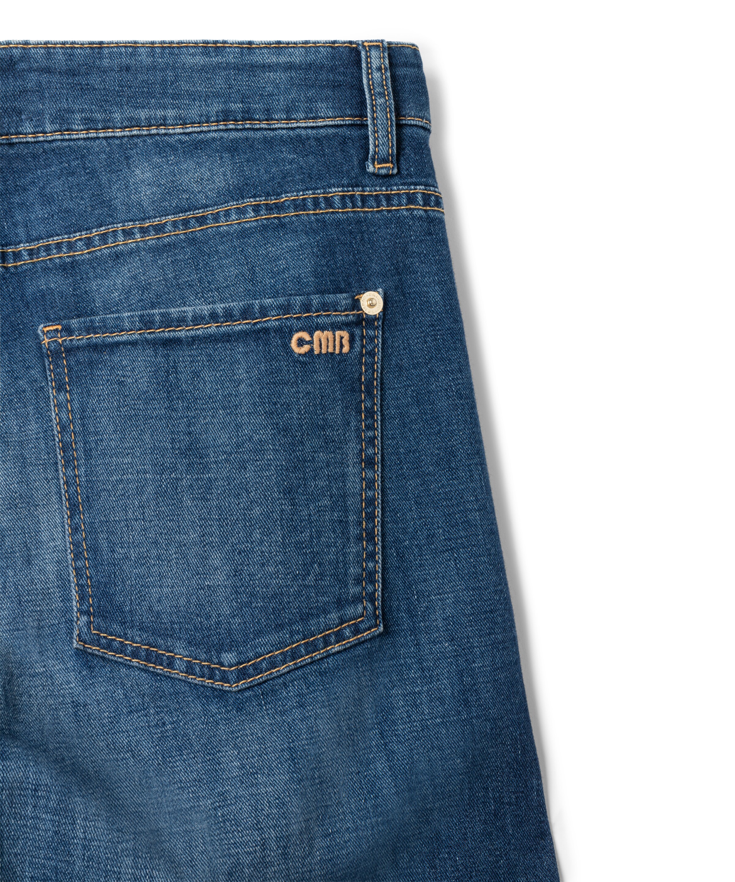 Cambio Wide leg Jeans 'Aimee' in Blauw