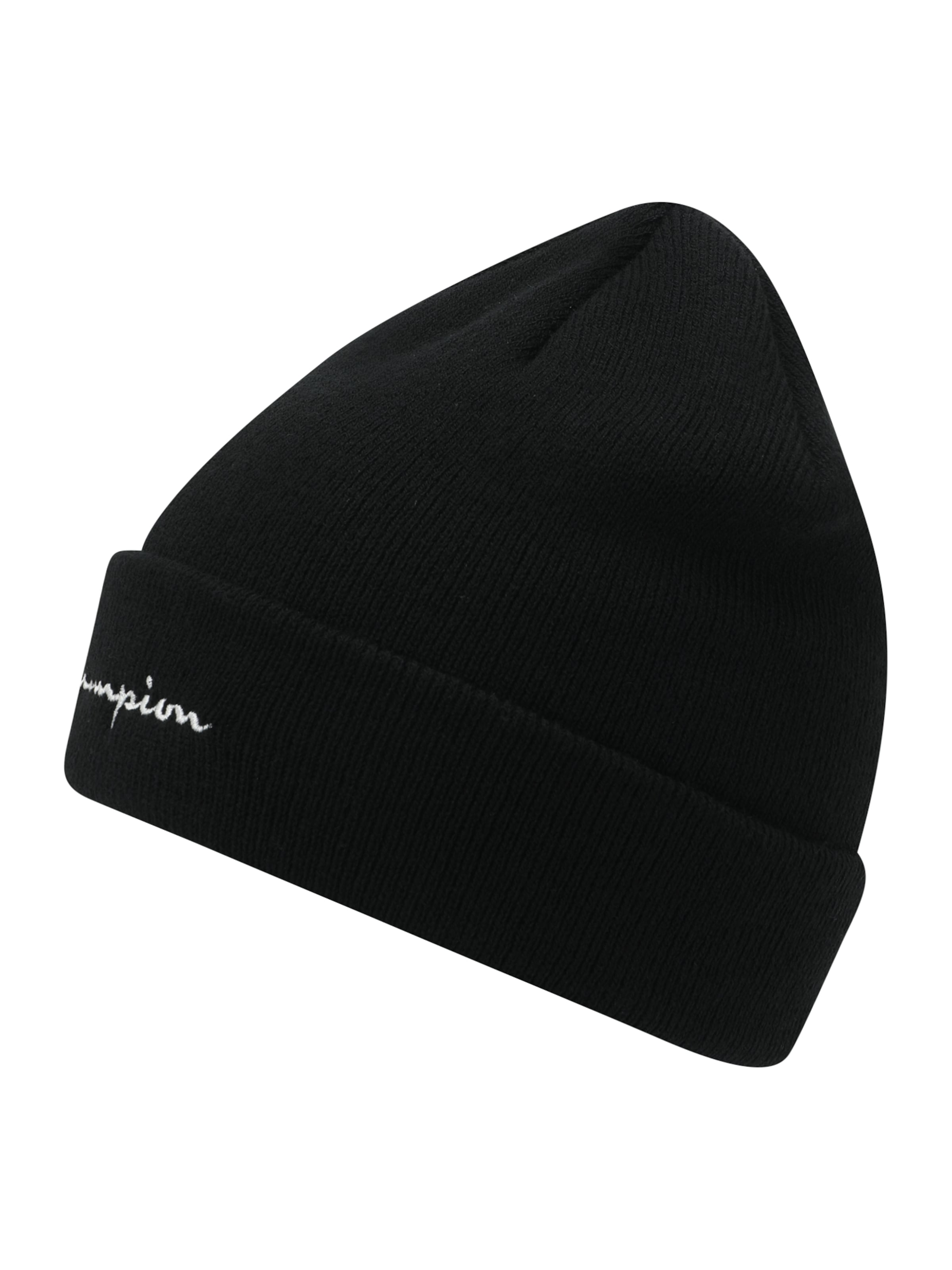 Champion Authentic Athletic Apparel Čiapky 'ICONS' - Čierna: predná strana