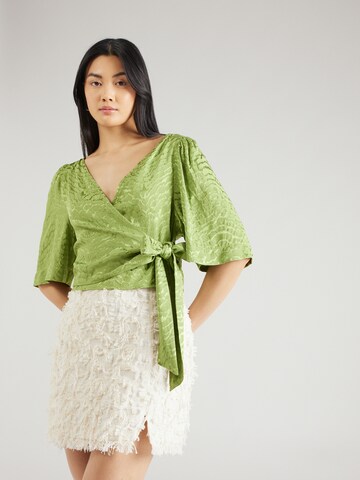 Camicia da donna 'OSANI' di OBJECT in verde: frontale