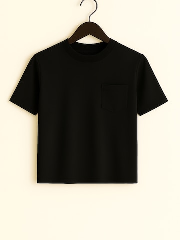 WEARABLE STORIES Sweater 'Lone' in Black: front