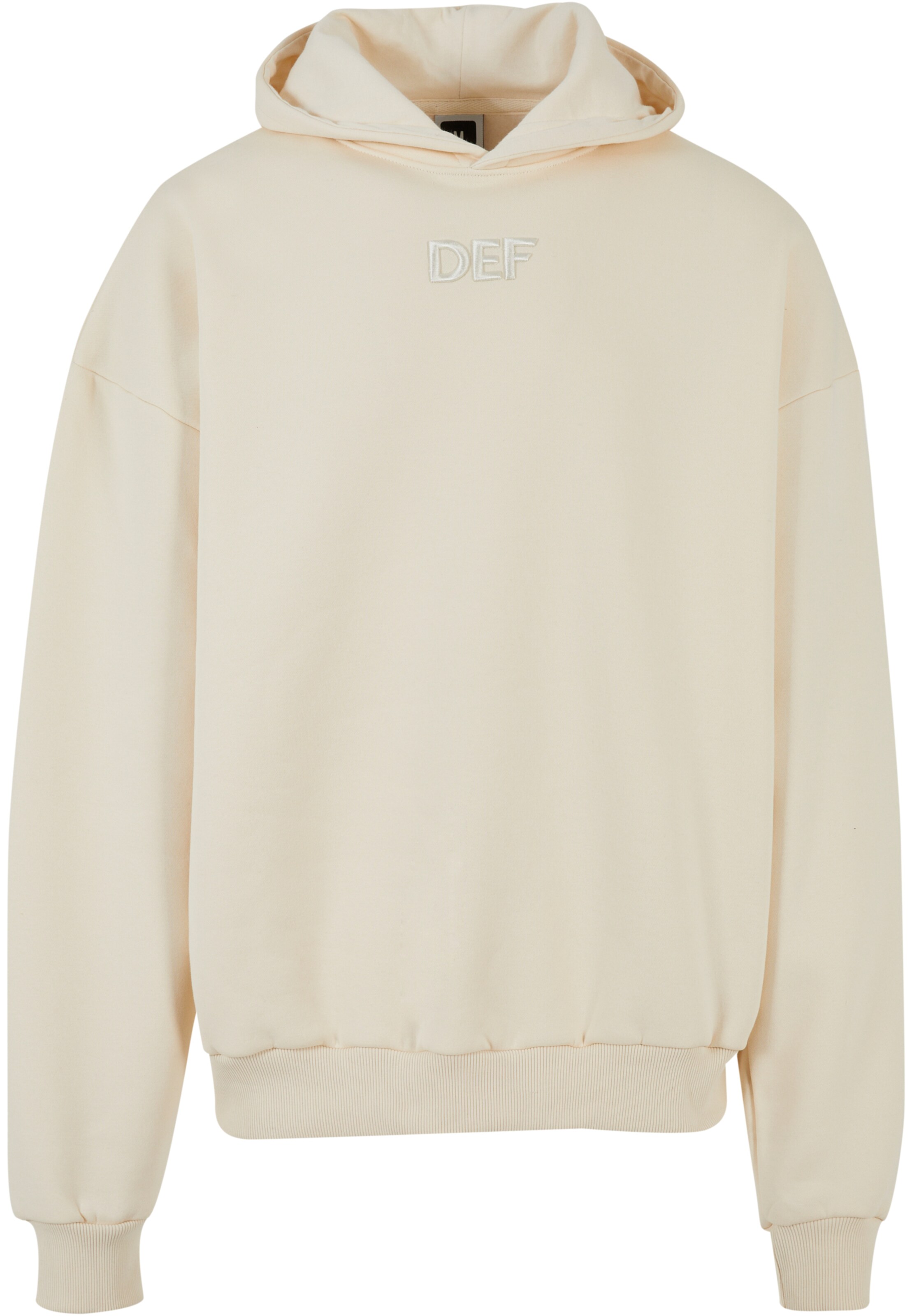 Sweat-shirt DEF en beige : devant
