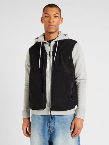 JACK & JONES - Chaleco 'FIRE' en negro: frente