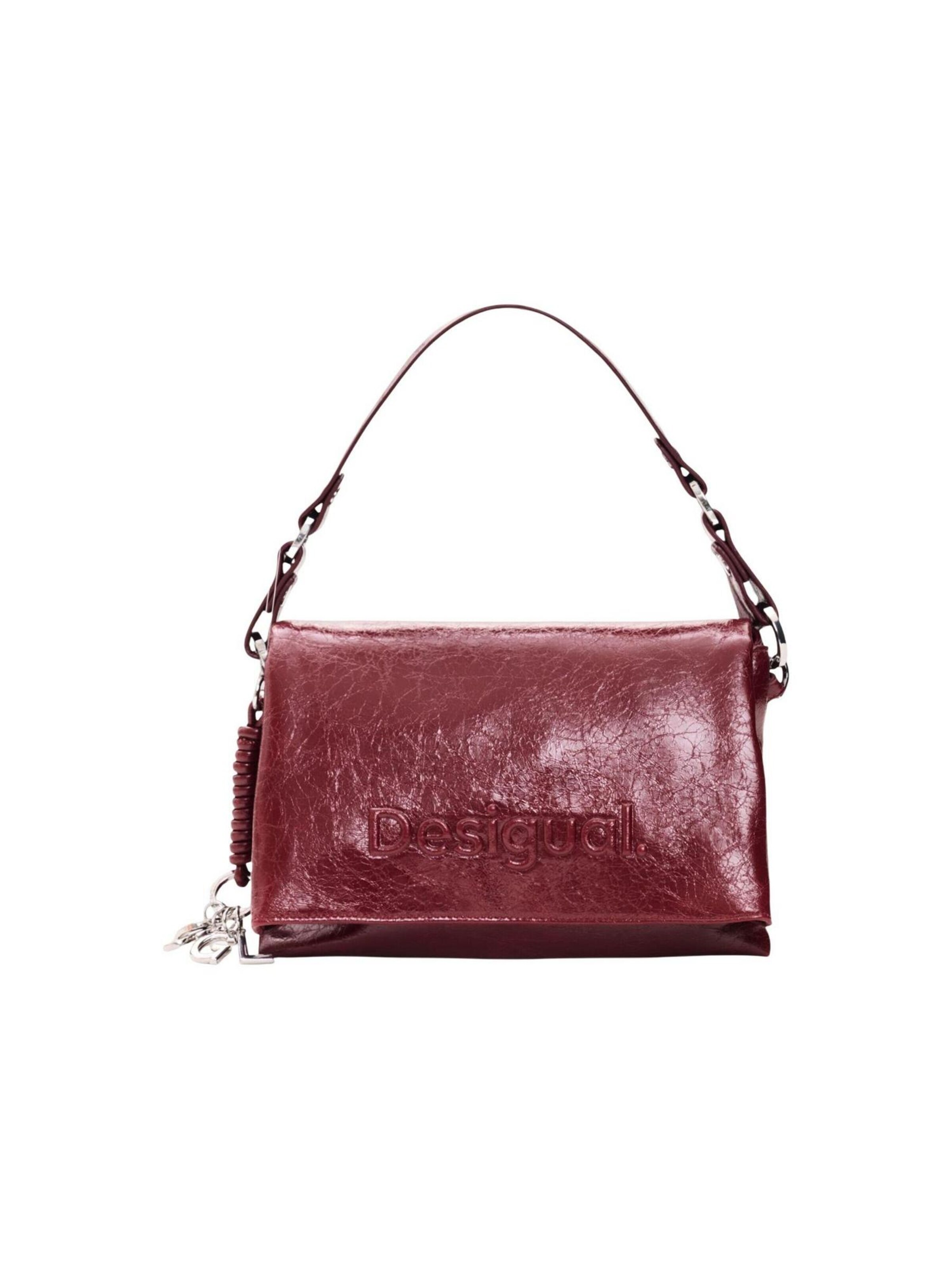 Desigual - Bolso de hombro 'BAG_HALF LOGO VENECIA 4. 26WAXP80' en rojo: frente