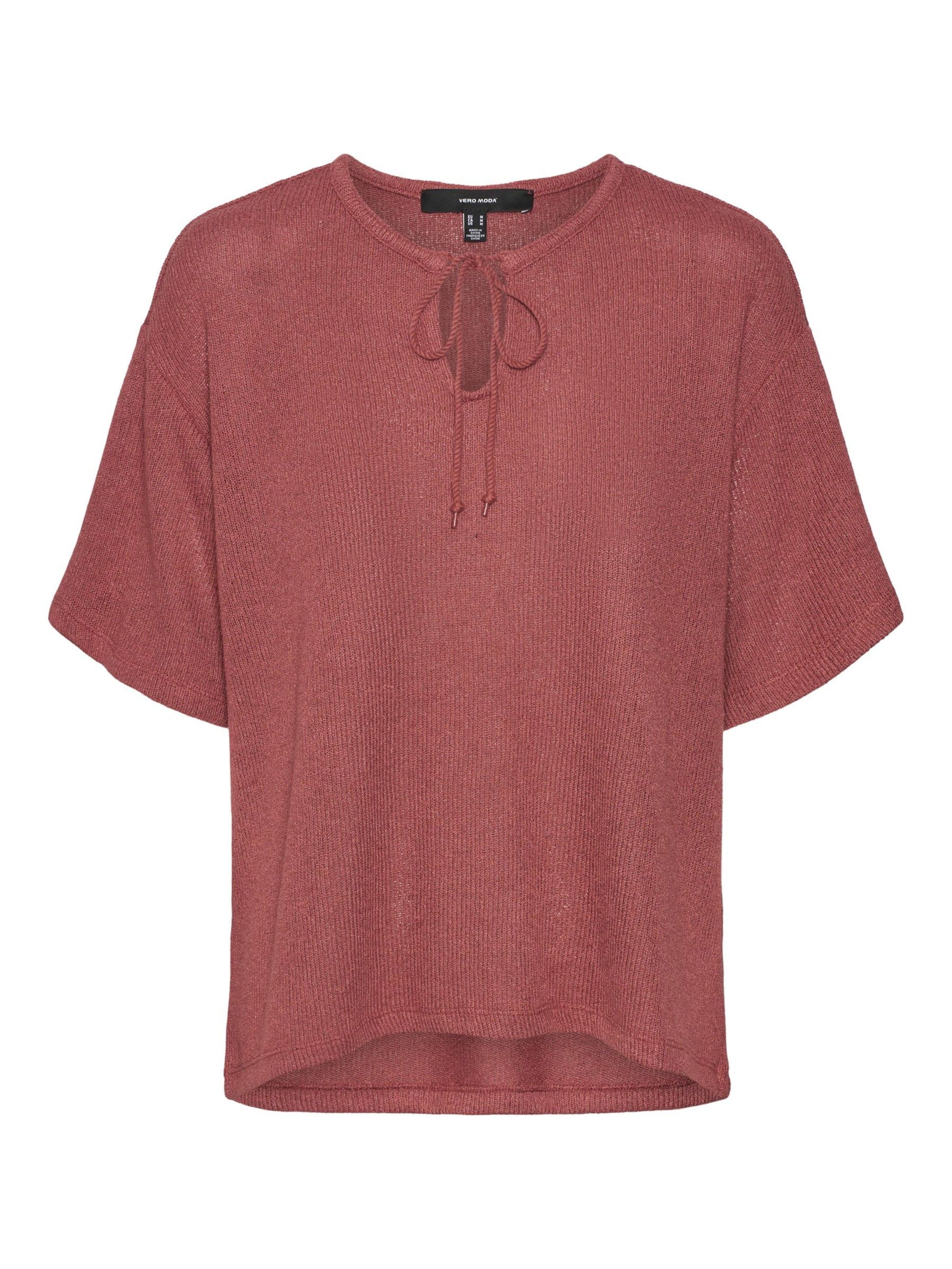VERO MODA Pullover 'EDDIE ' i brun: forside