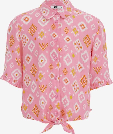 WE Fashion - Blusa em rosa: frente