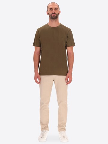 Distretto12 T-Shirt 'LONDRA' in Braun