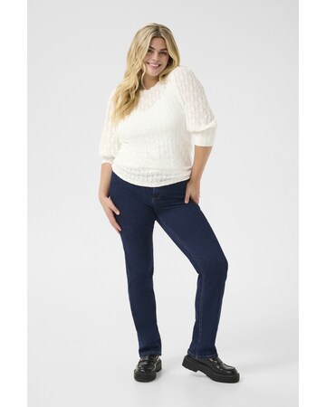 KAFFE CURVE Blouse 'Tia' in Wit