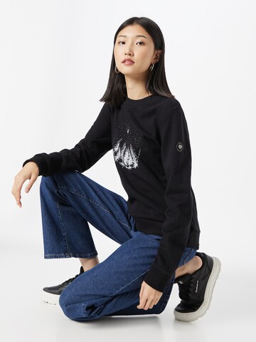 Ragwear Sweatshirt 'EFFA' in Zwart