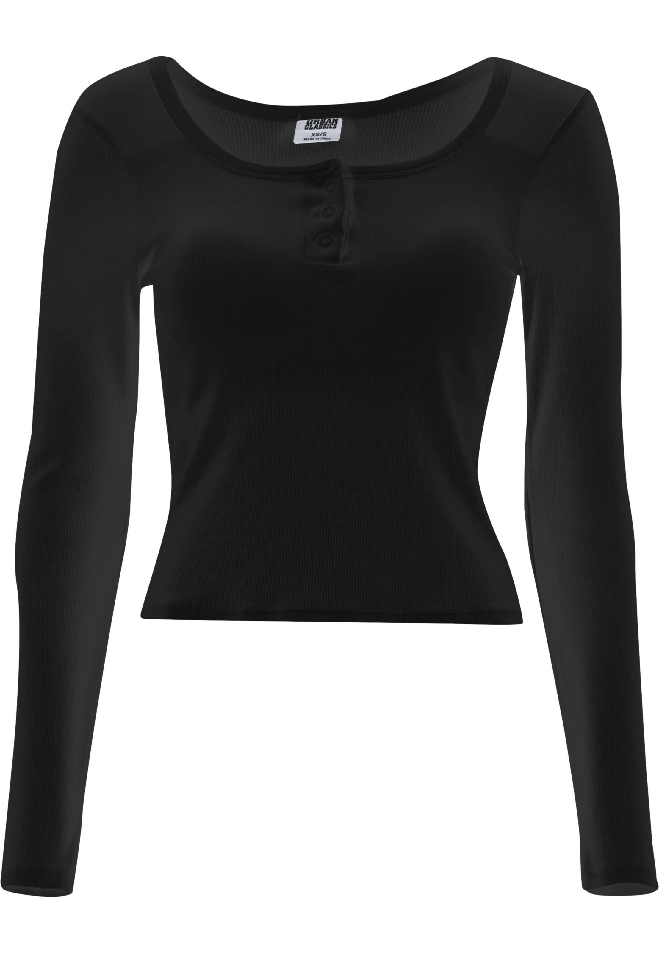 Urban Classics - Camiseta en negro: frente