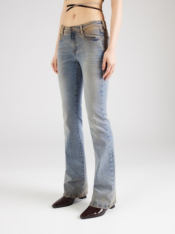 DIESEL Flared Jeans '1969 EBBEY' i blå: framsida