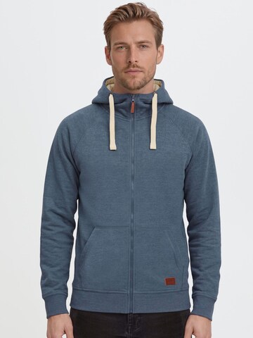 BLEND Sweat jacket 'Speedy' in Blue: front