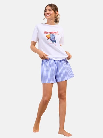 Friends Like These Shorty in Blue: front