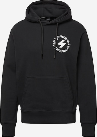 Superdry Sweatshirt in Black: front