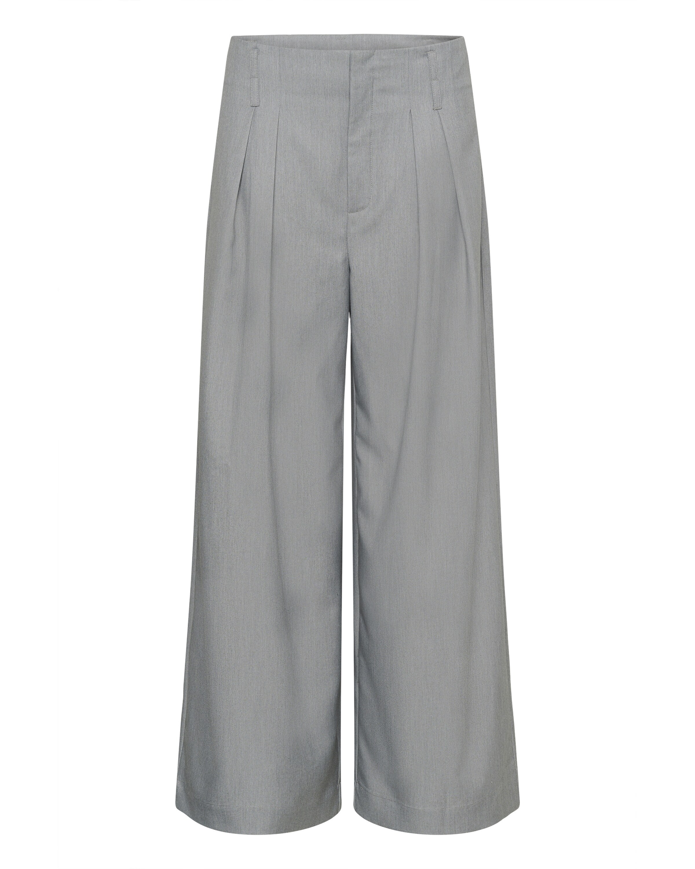My Essential Wardrobe Loose fit Pants 'Hanna' in Grey: front