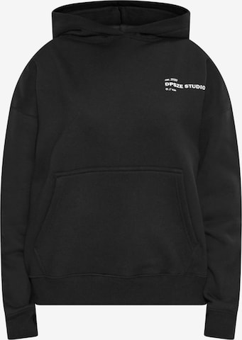 Dropsize - Sudadera en negro: frente