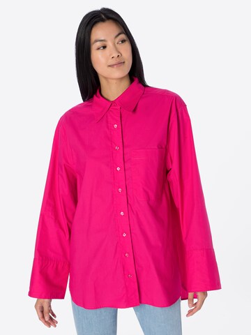 Gina Tricot Blouse 'Gizem' in Roze: voorkant