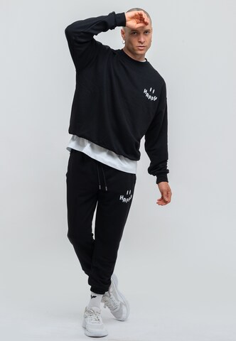 Tom Barron Tracksuit in Black: front