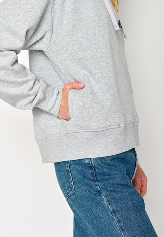 GREENBOMB Sweater 'Nature Deer River' in Grey