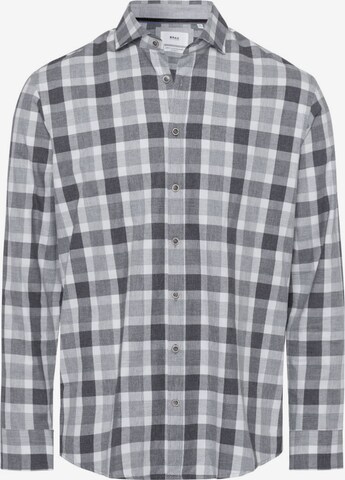 BRAX Button Up Shirt 'HAROLD C' in Grey: front
