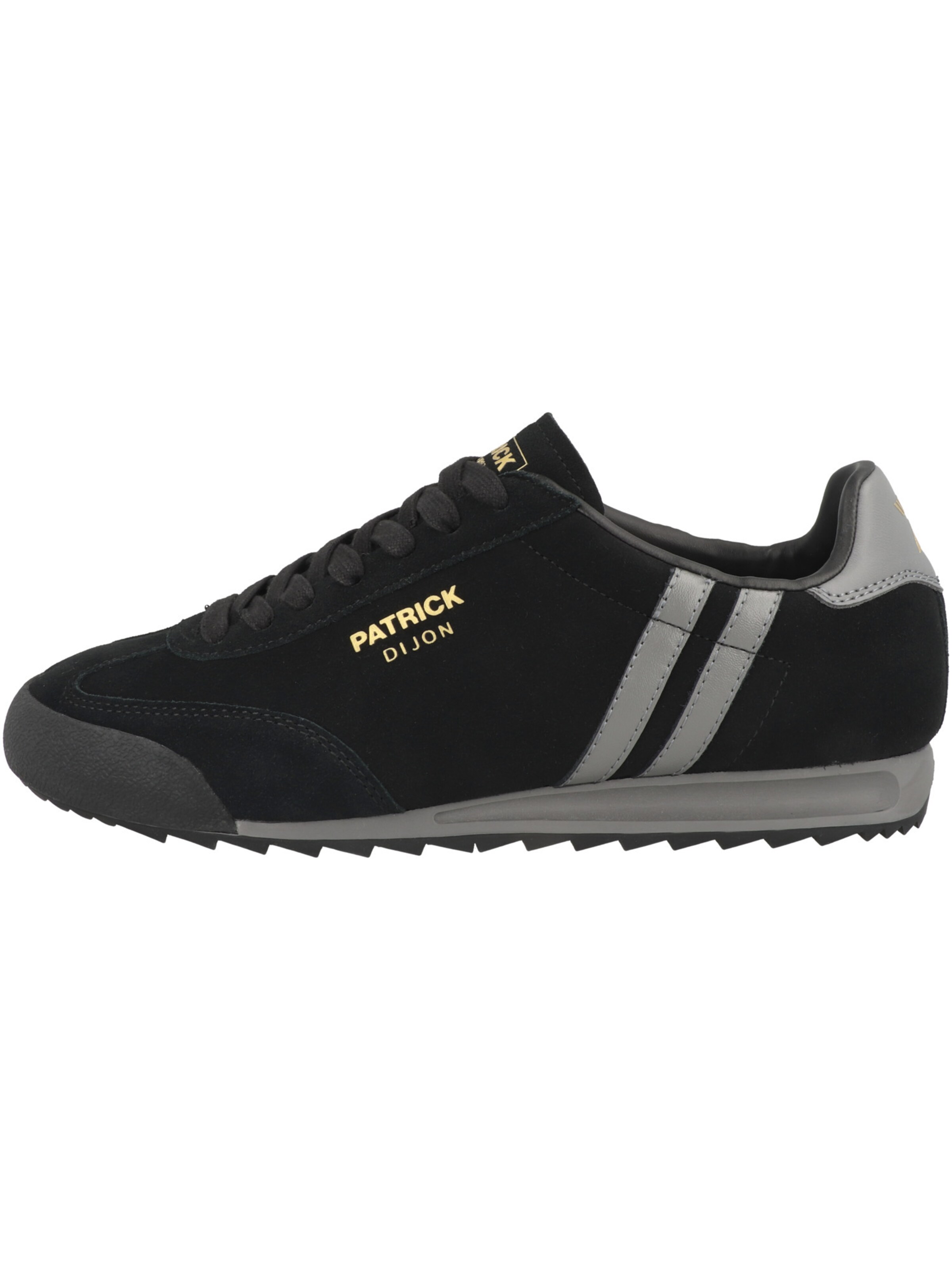 Sneaker bassa di Patrick in nero: frontale